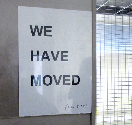 Philip Bradshaw, Installation view, 43 Degrees East, 2011, We have moved (here I am), 2011